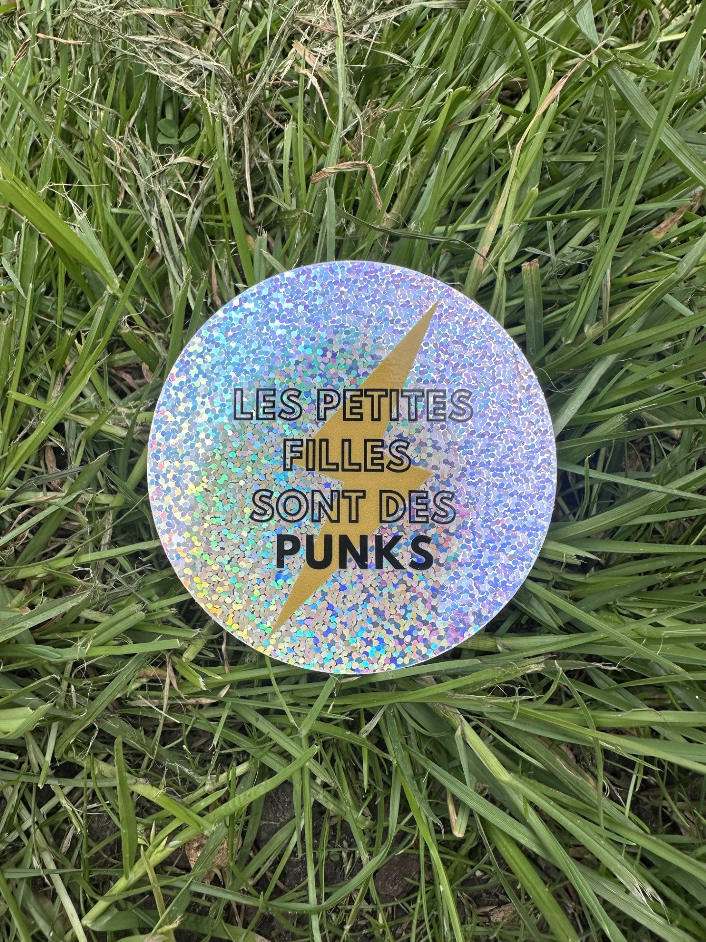 lot de 3 Stickers pailletés PUNKS - SENSITIVE - MISO