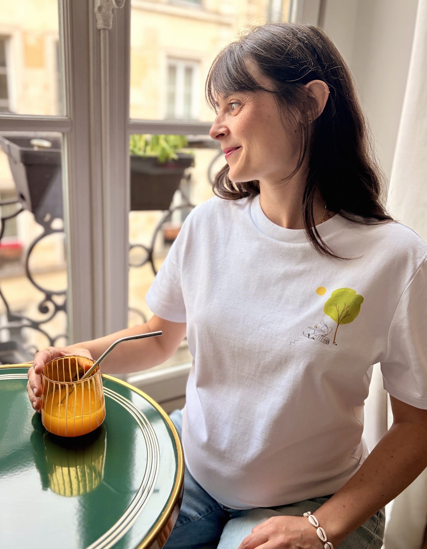 Tee-shirt MONTMARTRE au coeur - Collab' Lou Zago
