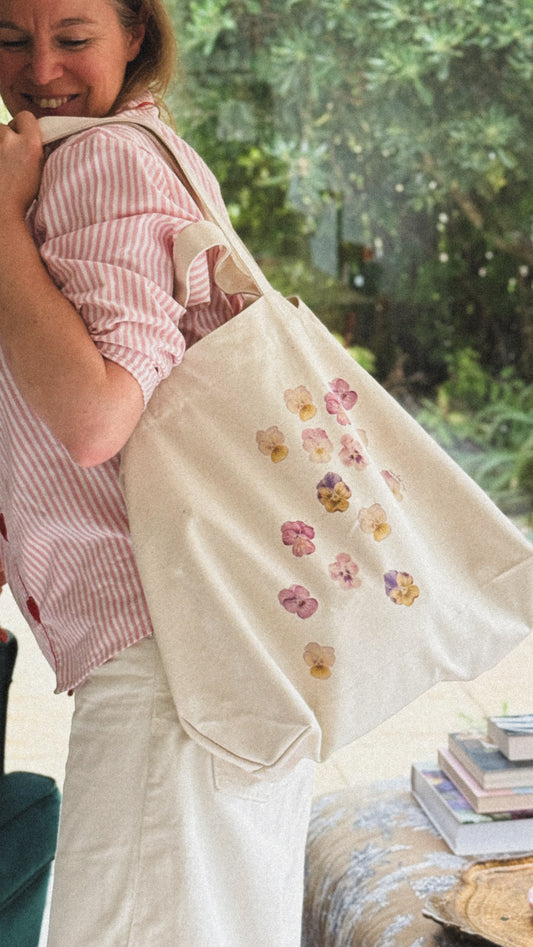 Sac cabas ENVOL DE PENSEES - Collab' Anne-Solange Tardy