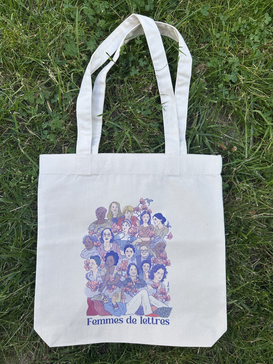 Tote Bag FEMMES DE LETTRES - Collab' Cati Baur