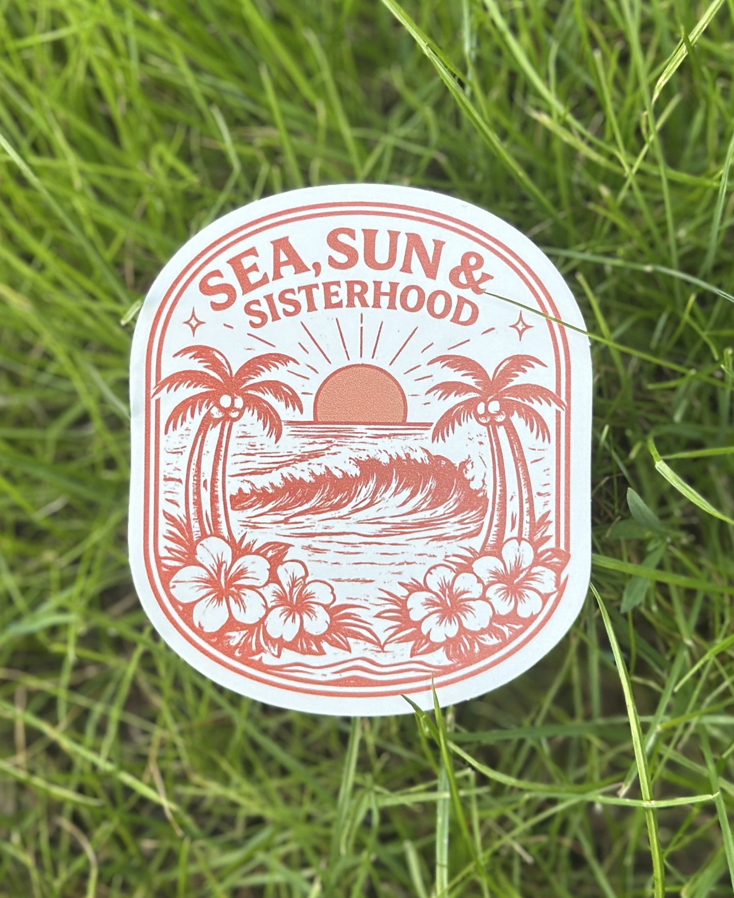 Lot de 3 Stickers en vinyle SISTERHOOD - WAVES - MORE SLEEP