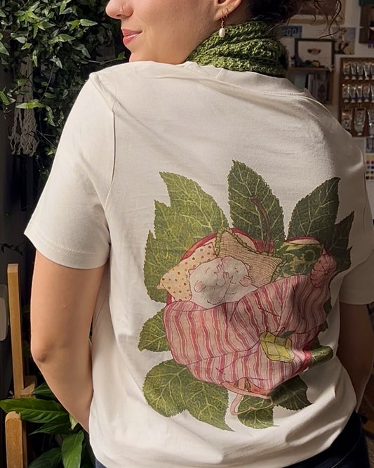 Tee-shirt écru SOURIS - Collab' Axelle Pomares
