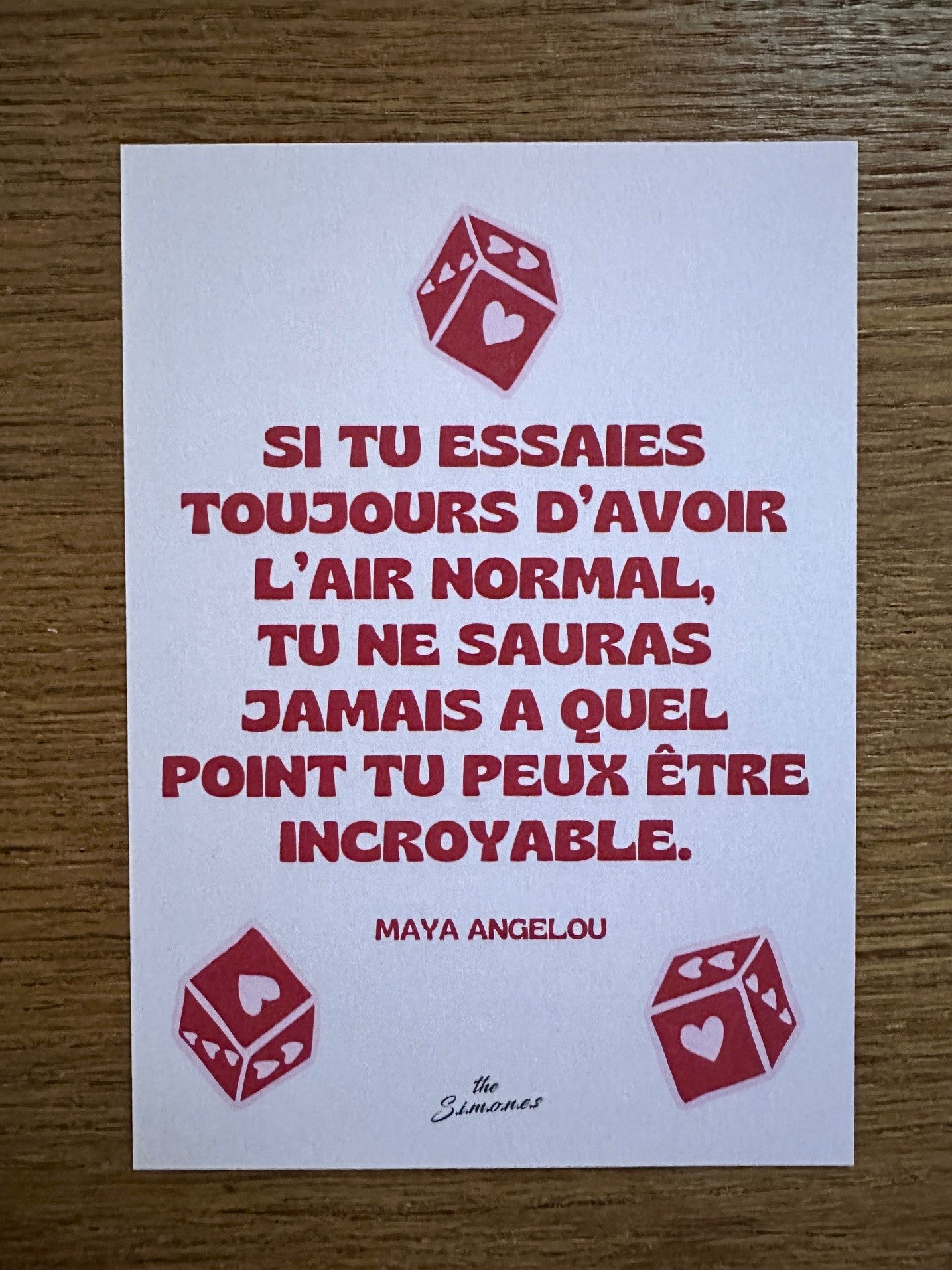 Lot de 4 cartes postales - LES INDOMPTABLES