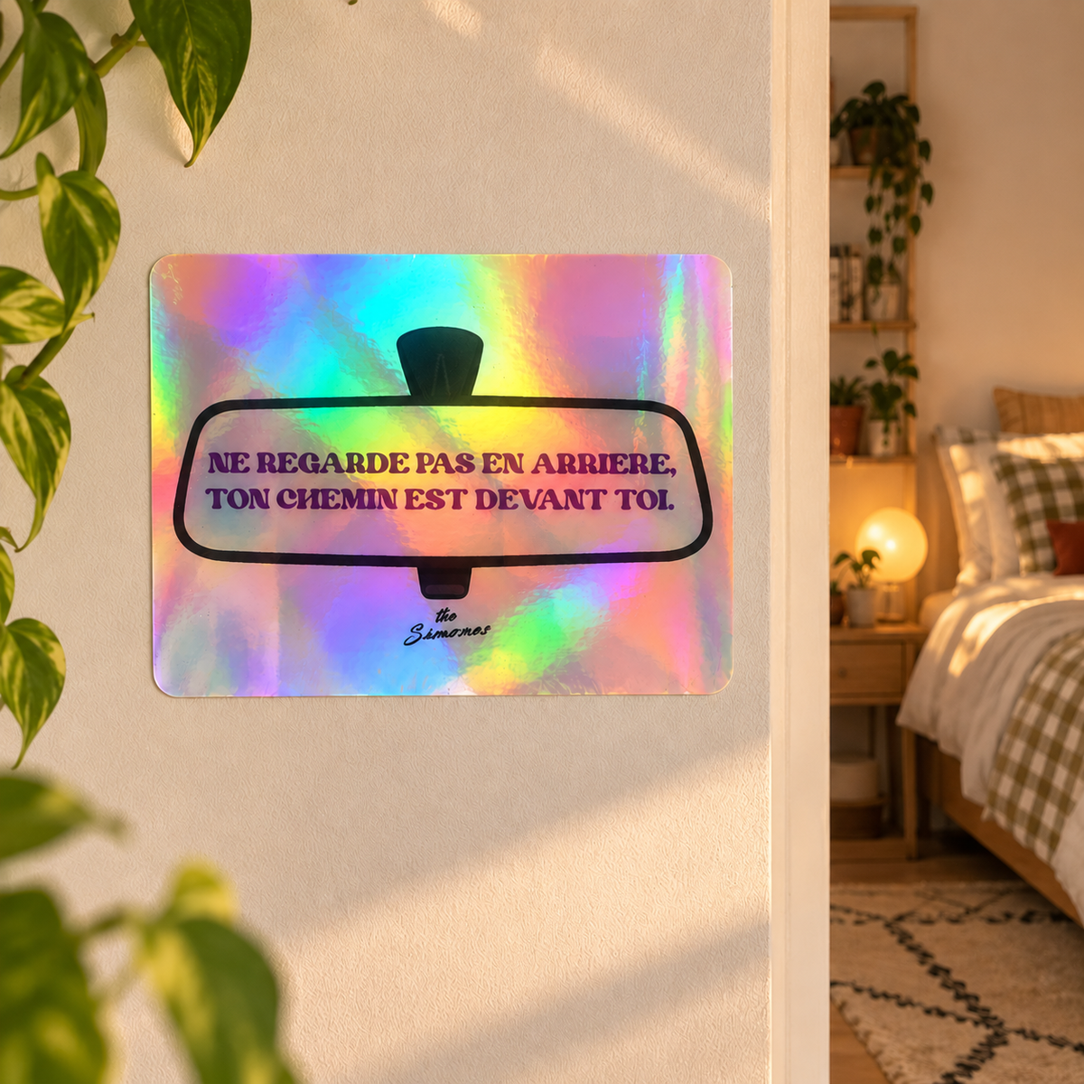 Sticker holographique RETROVISEUR