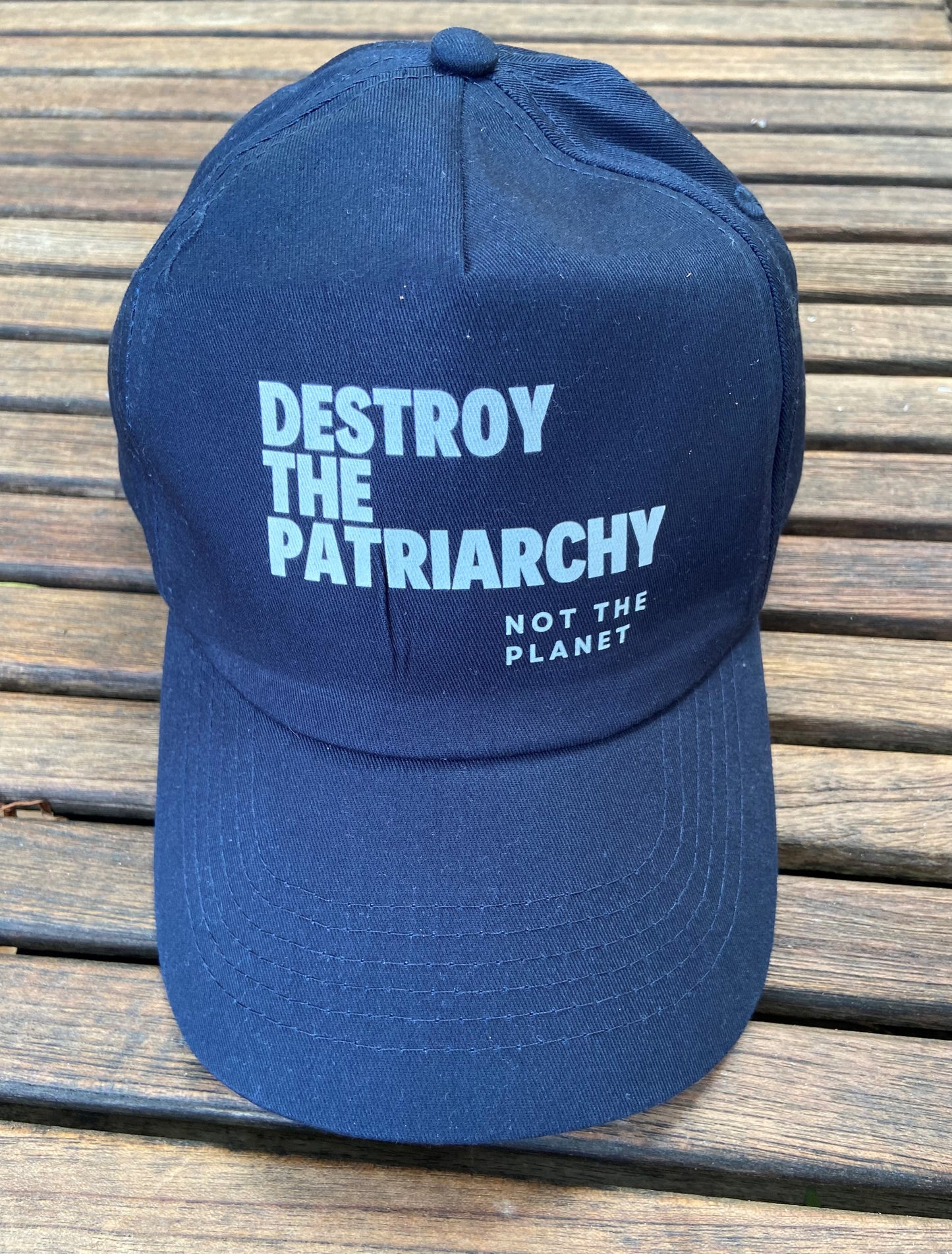 Casquette DESTROY THE PATRIARCHY NOT THE PLANET