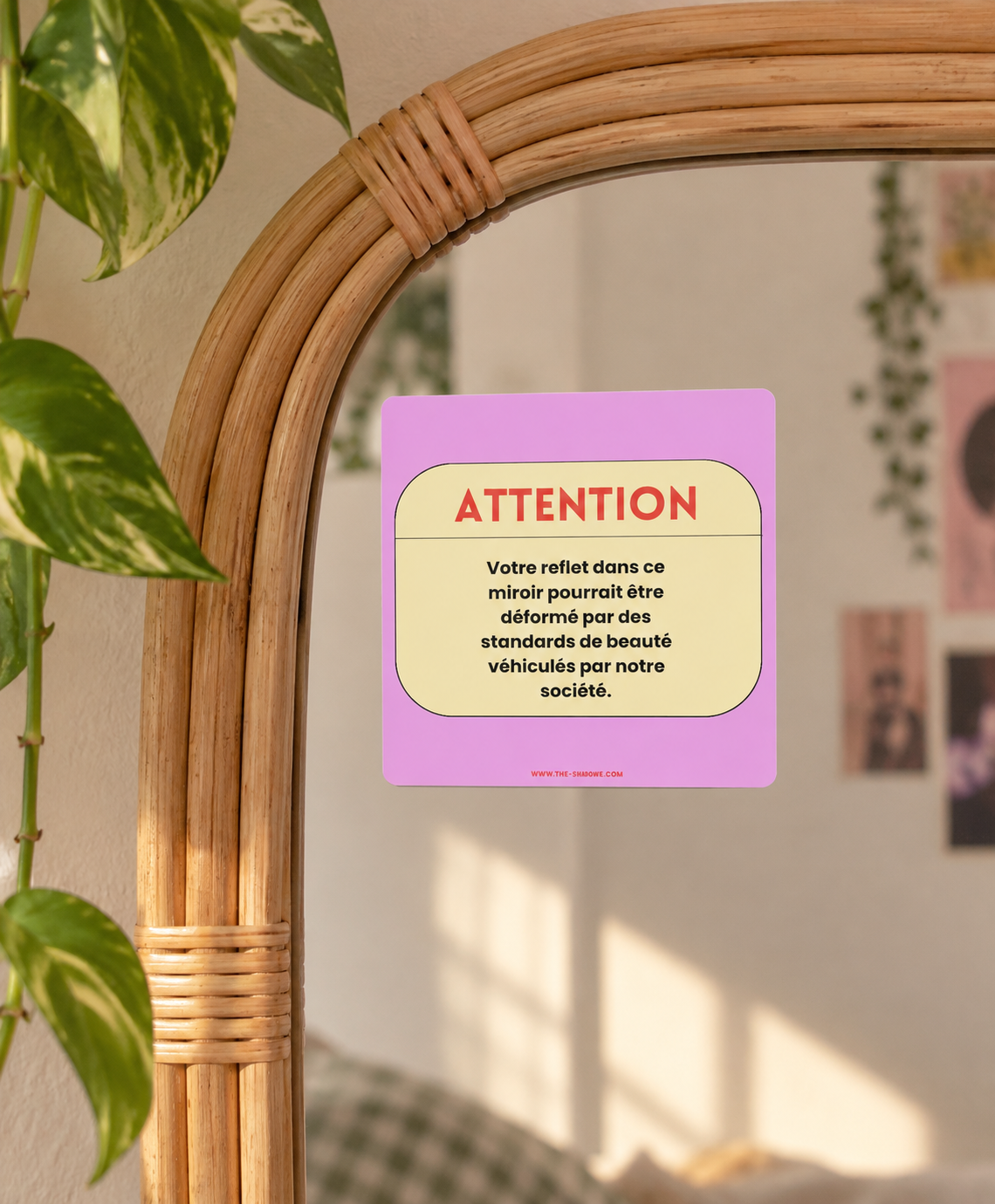 Sticker statique MIROIR