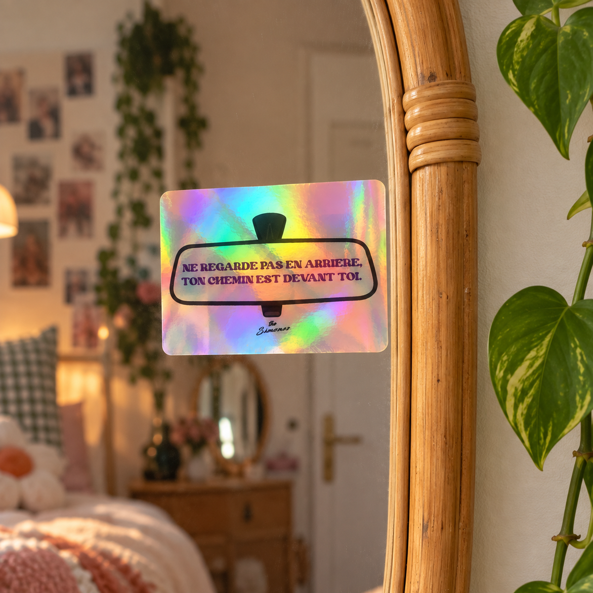 Sticker holographique RETROVISEUR