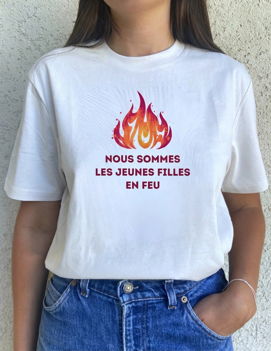 Tee-shirt LES FILLES EN FEU