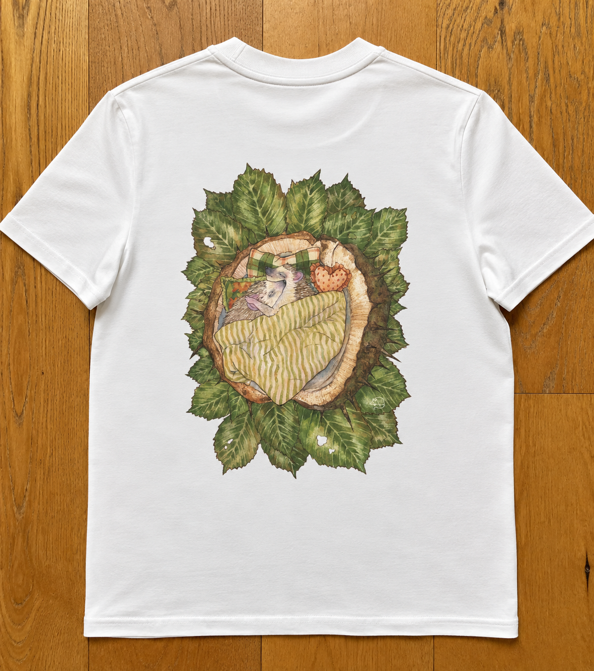 Tee-shirt écru HERISSON - Collab' Axelle Pomares