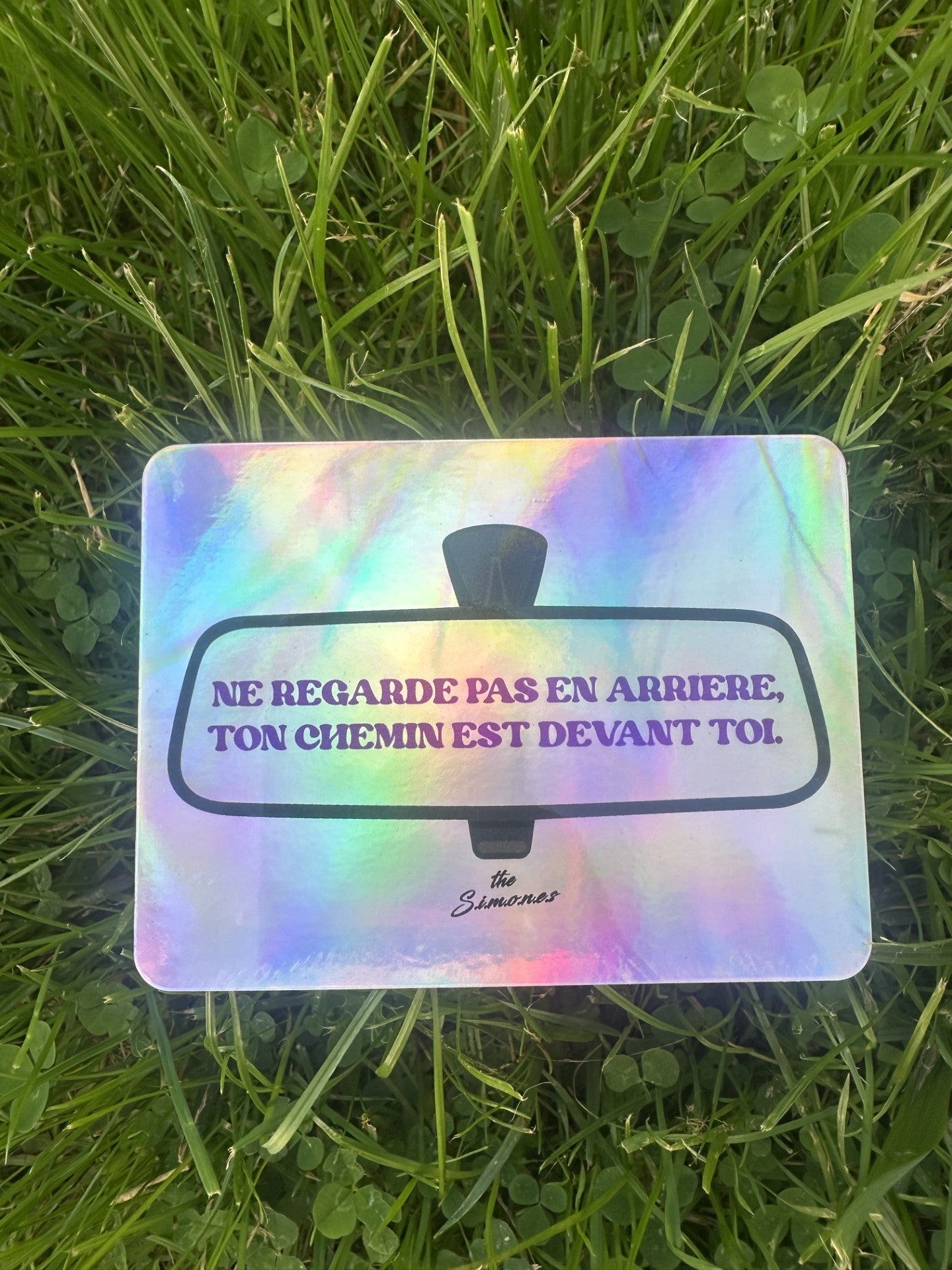 Sticker holographique RETROVISEUR