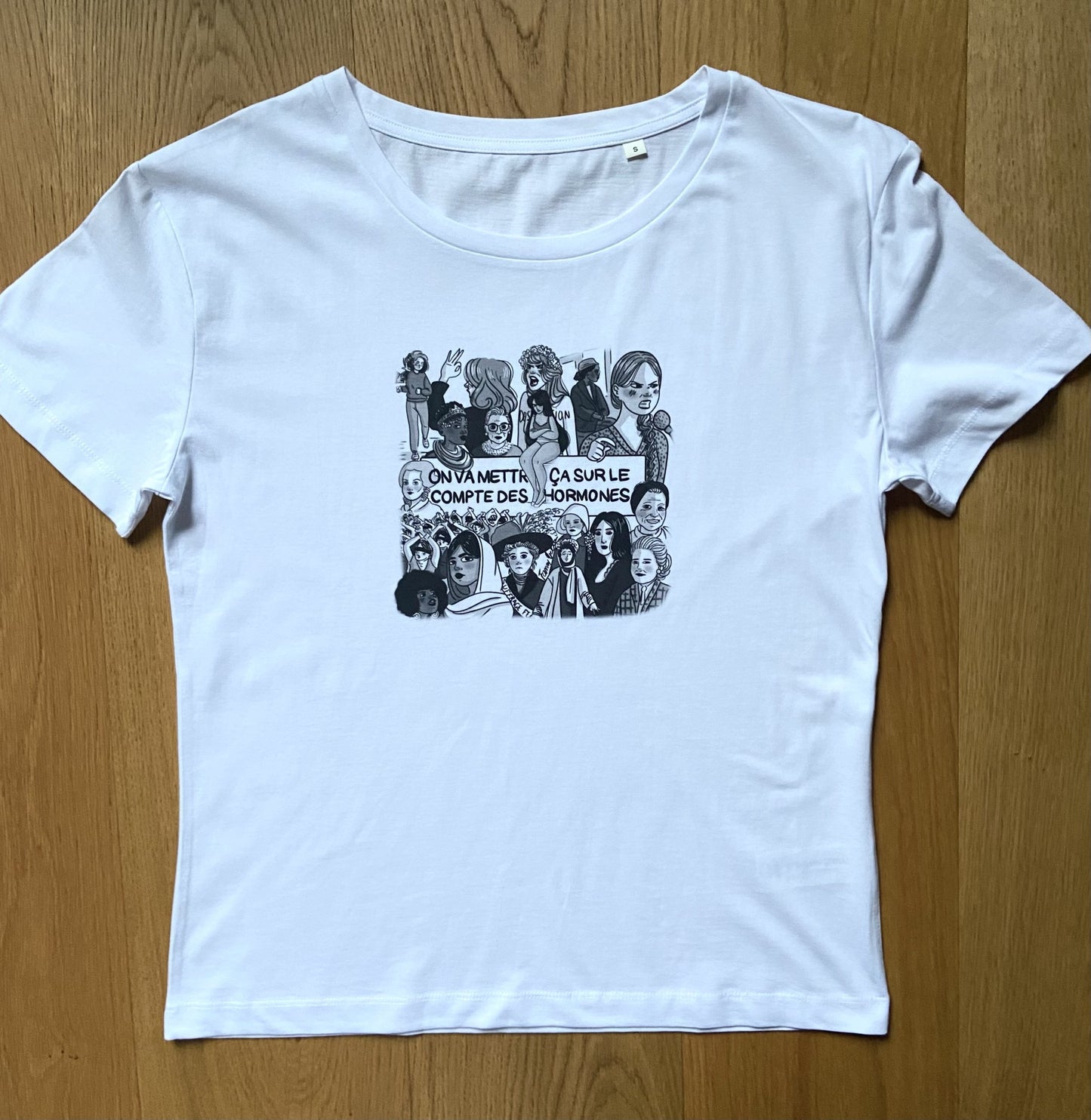 Tee-shirt HORMONES - Collab' Fanny Vella