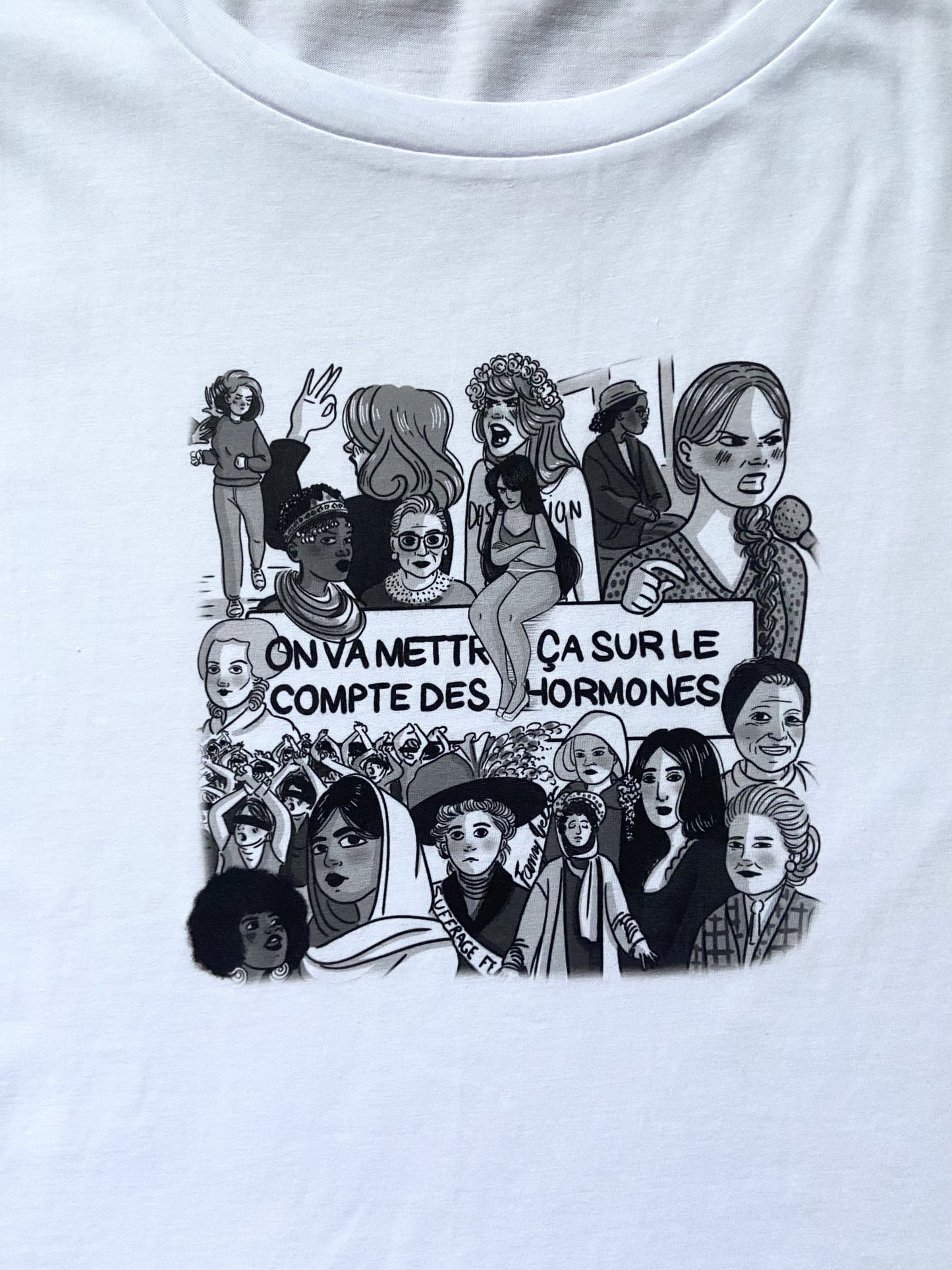 Tee-shirt HORMONES - Collab' Fanny Vella