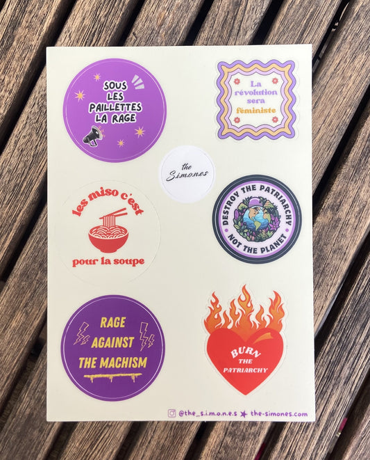 Planche de Stickers MANIFS