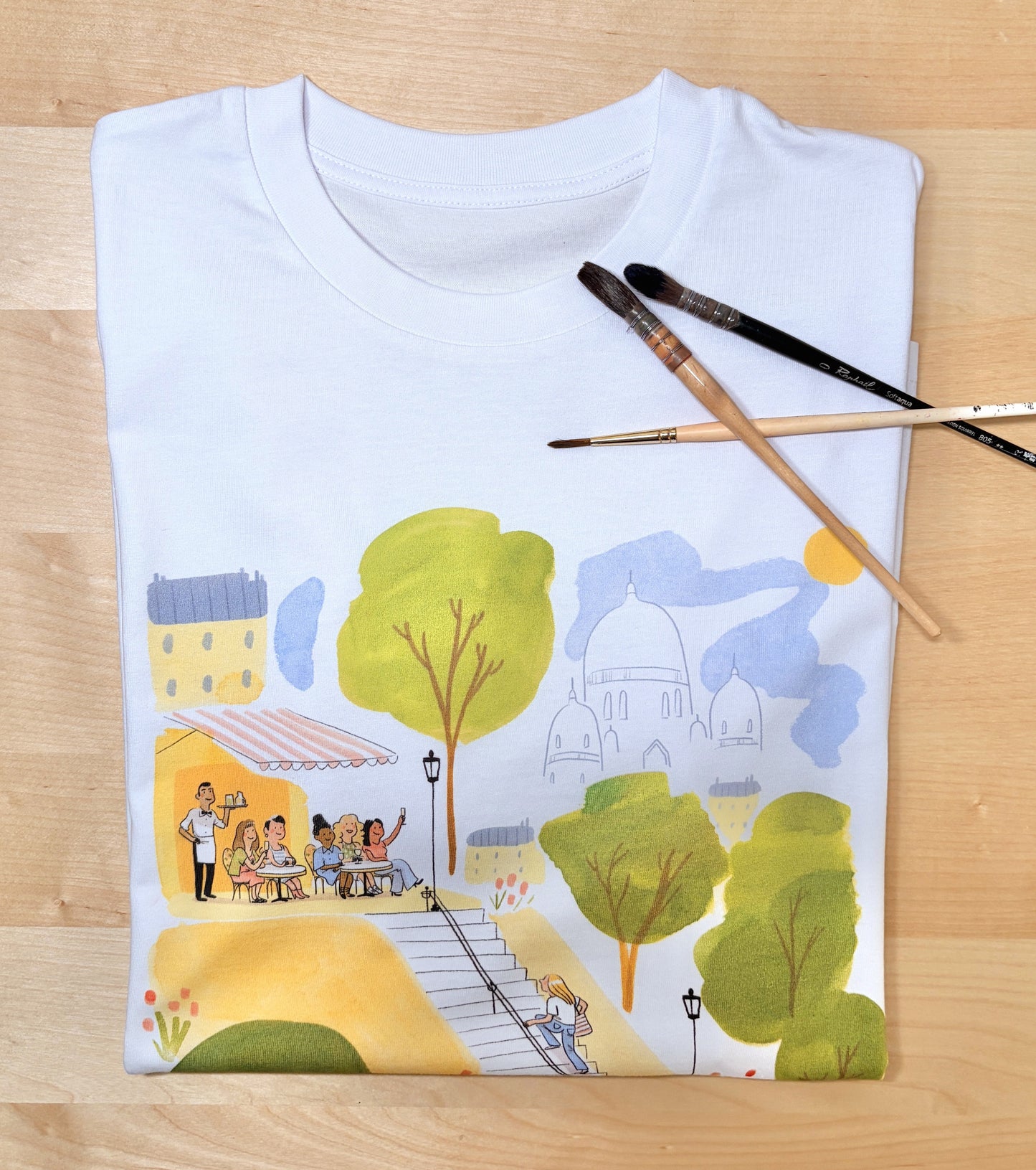 Tee-shirt MONTMARTRE - Collab' Lou Zago