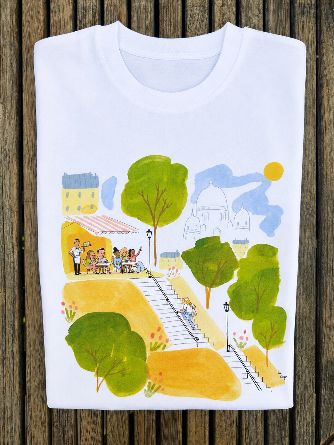 Tee-shirt MONTMARTRE - Collab' Lou Zago