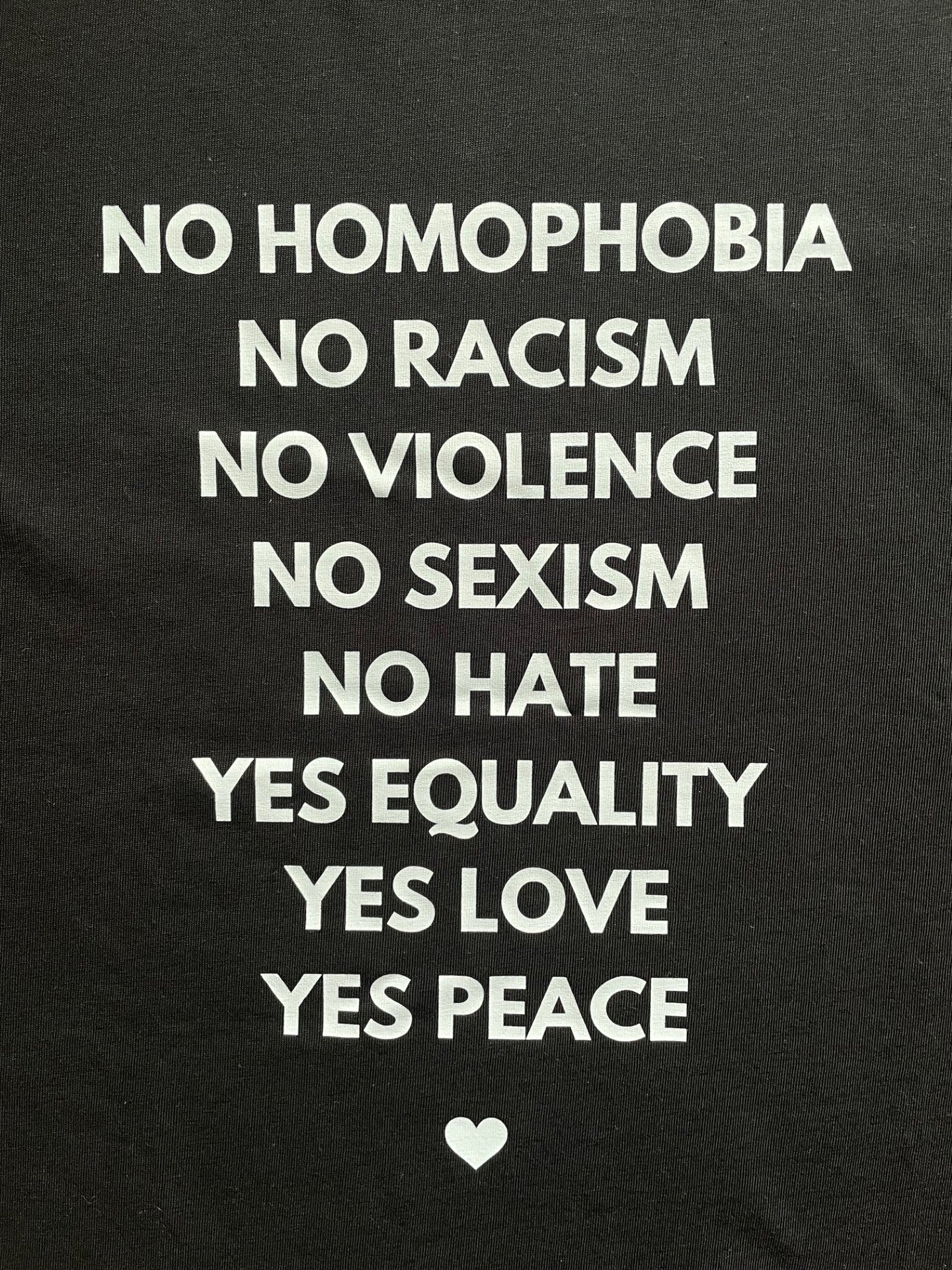 Tee-shirt NO HATE