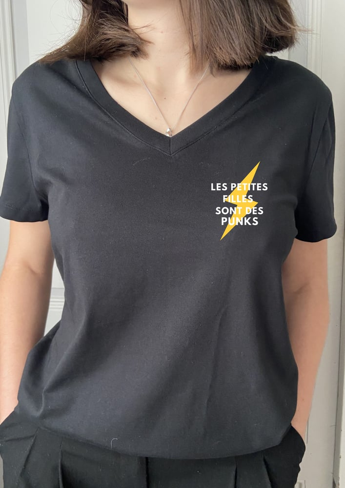 Tee-shirt col V PUNK