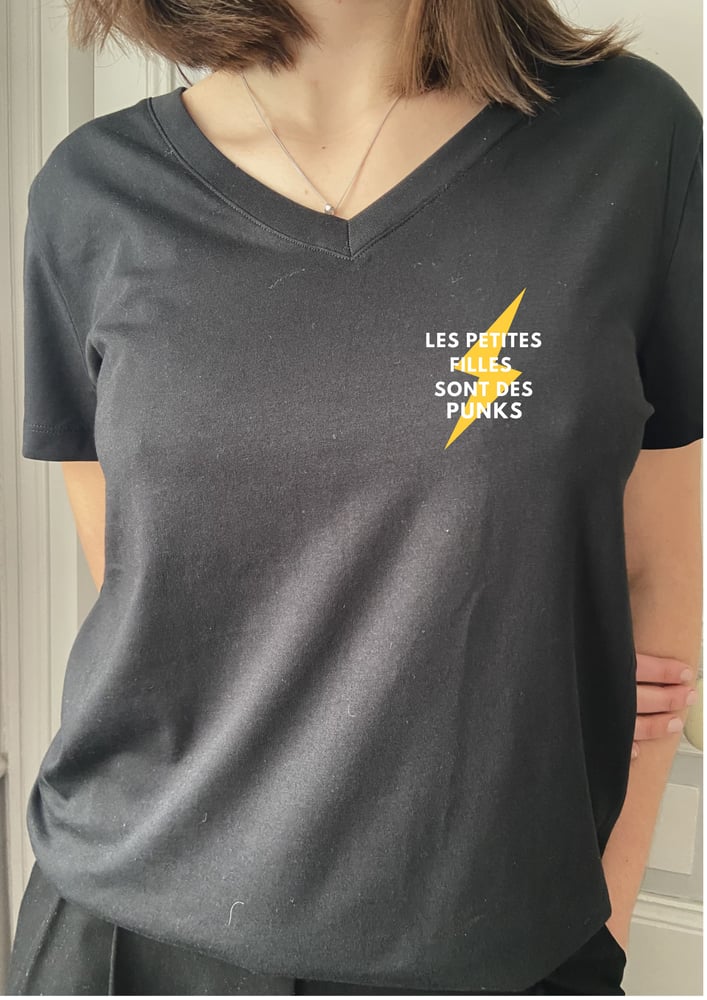 Tee-shirt col V PUNK
