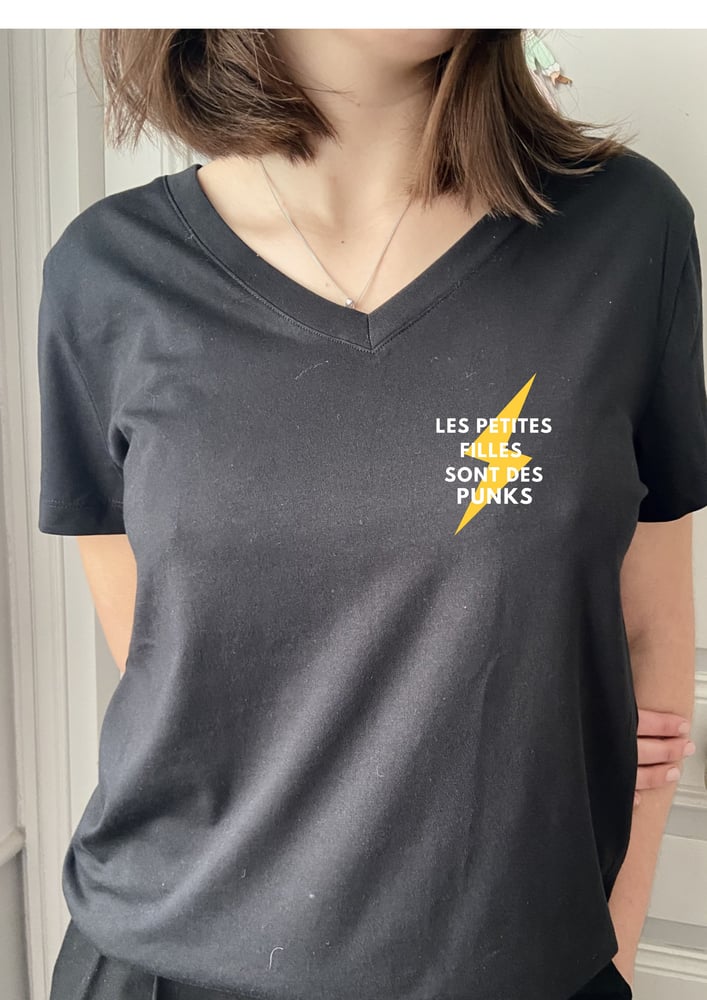 Tee-shirt col V PUNK