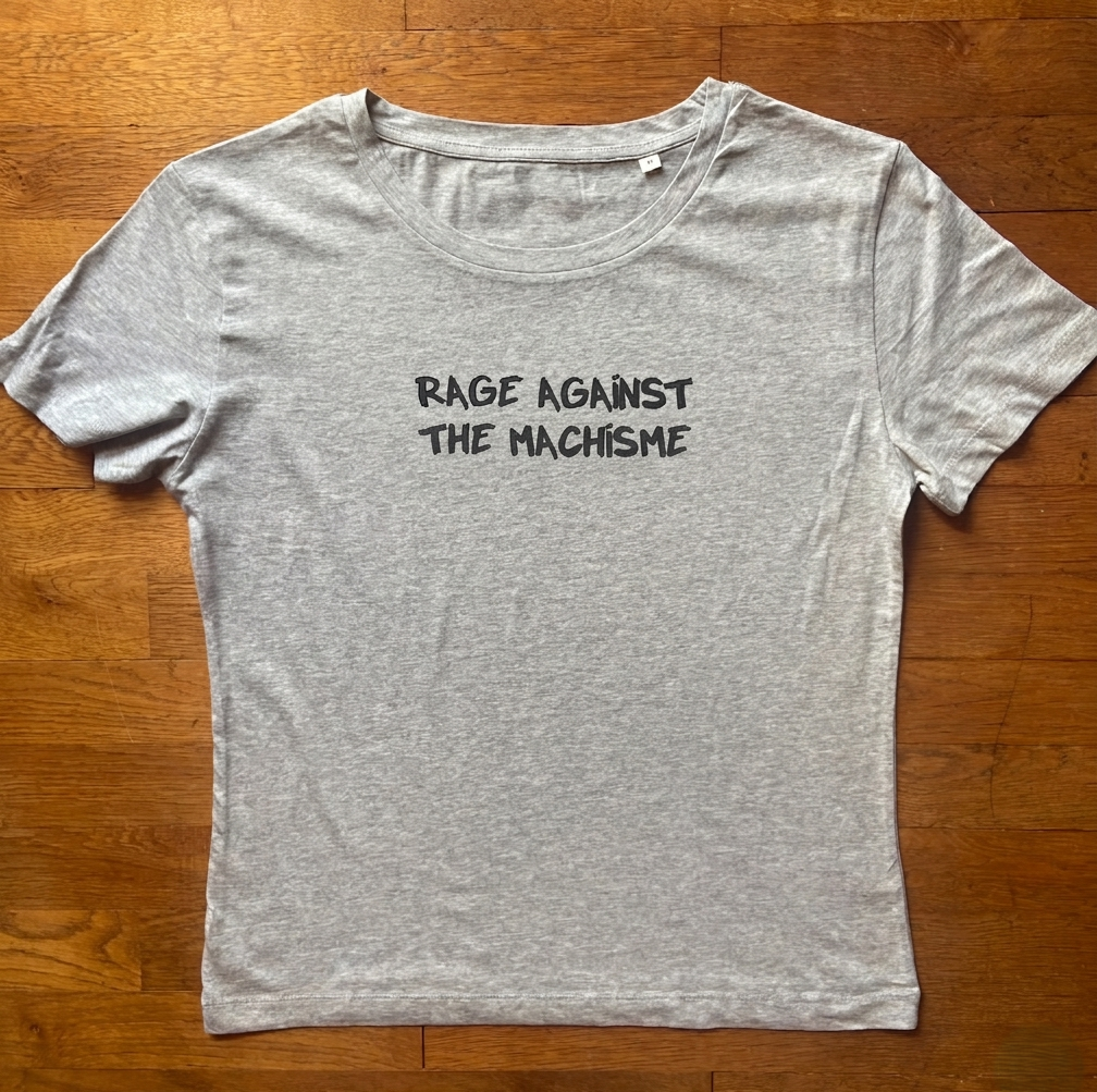 Tee-shirt gris RAGE AGAINST THE MACHISME