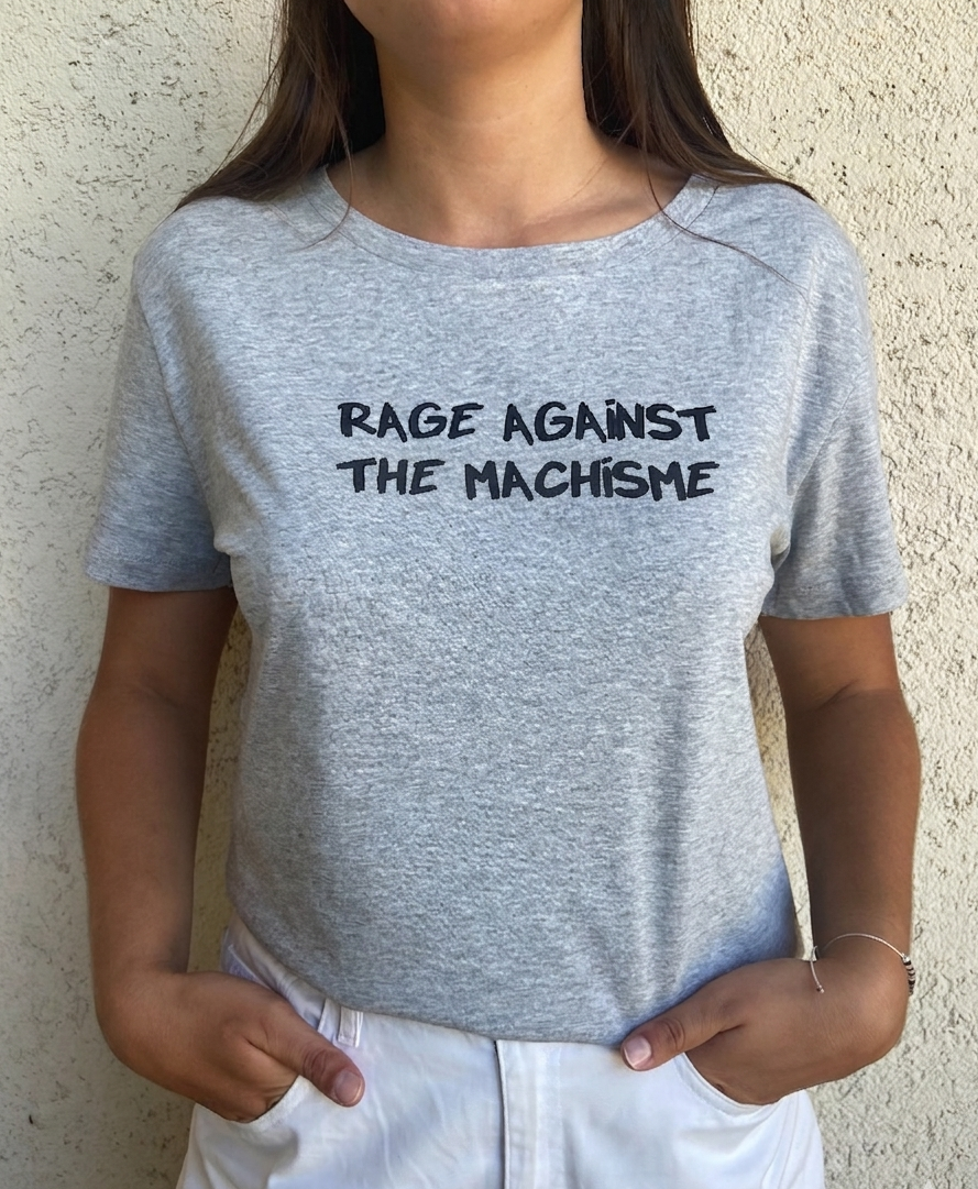 Tee-shirt gris RAGE AGAINST THE MACHISME