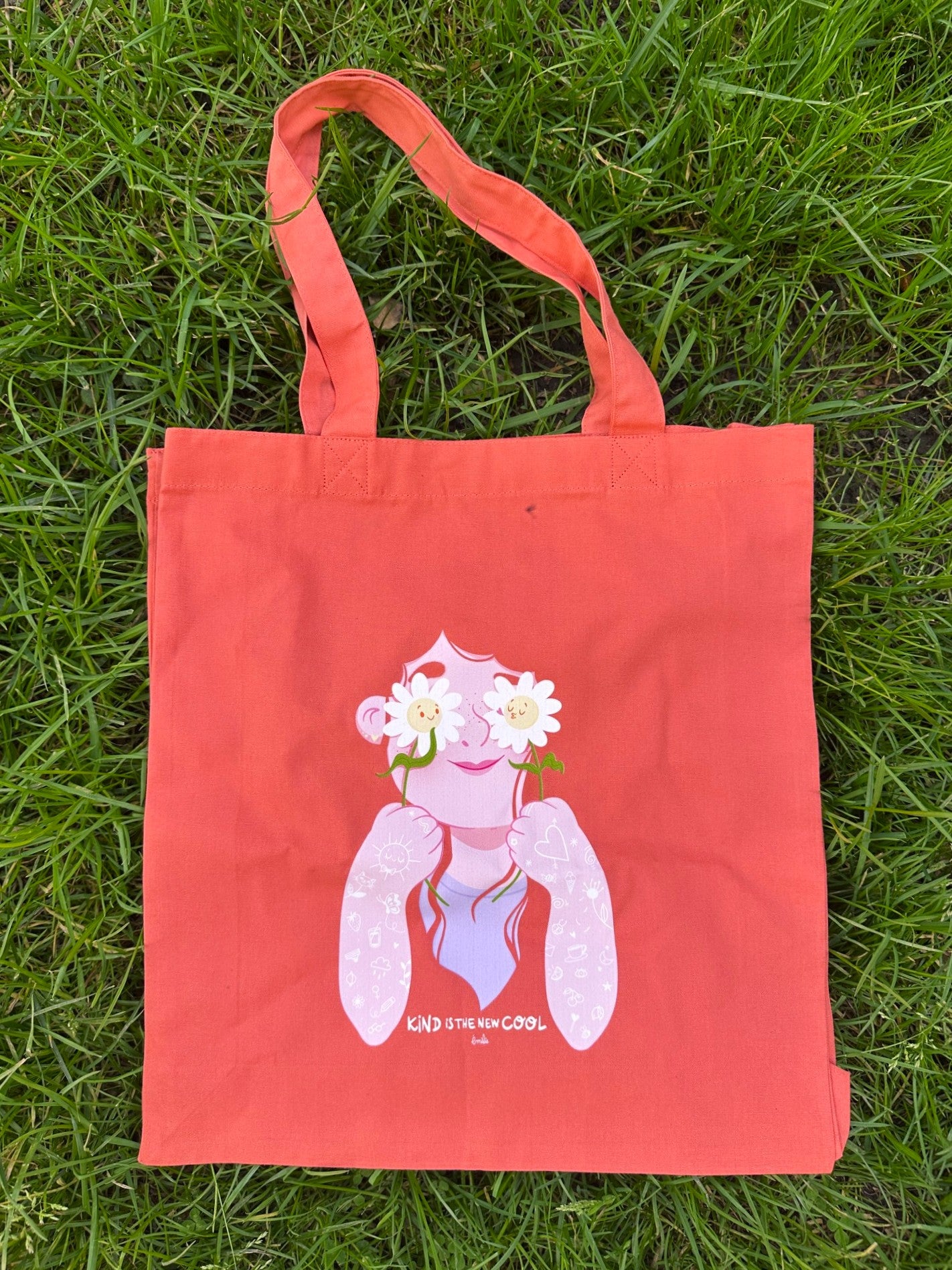 Tote Bag KIND IS THE NEW COOL - Collab' Emilie Theillard