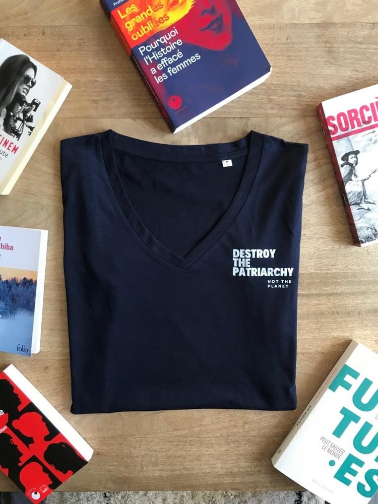 Tee-shirt DESTROY THE PATRIARCHY NOT THE PLANET