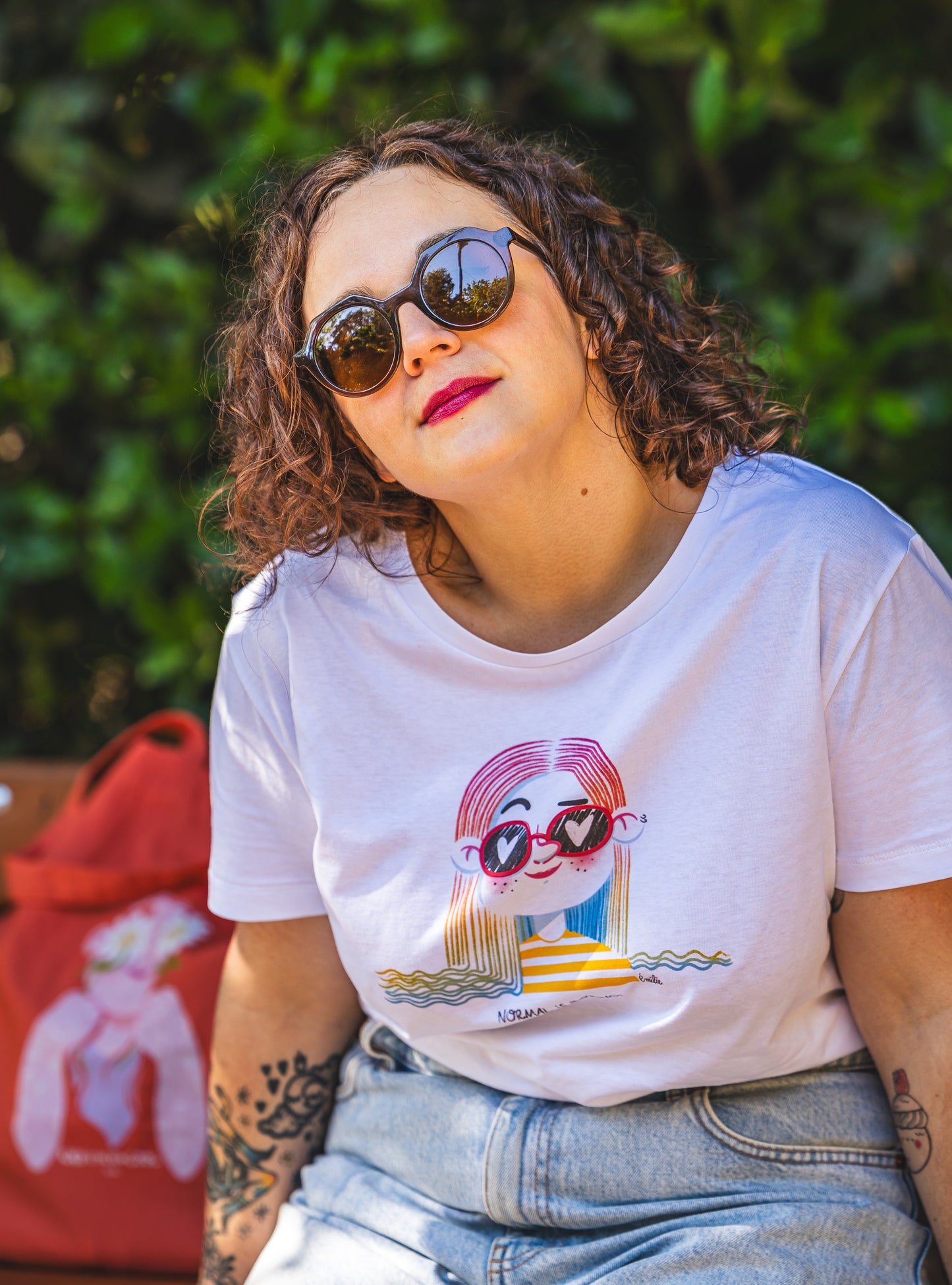 Tee-shirt NORMAL IS BORING - Collab' Emilie Theillard
