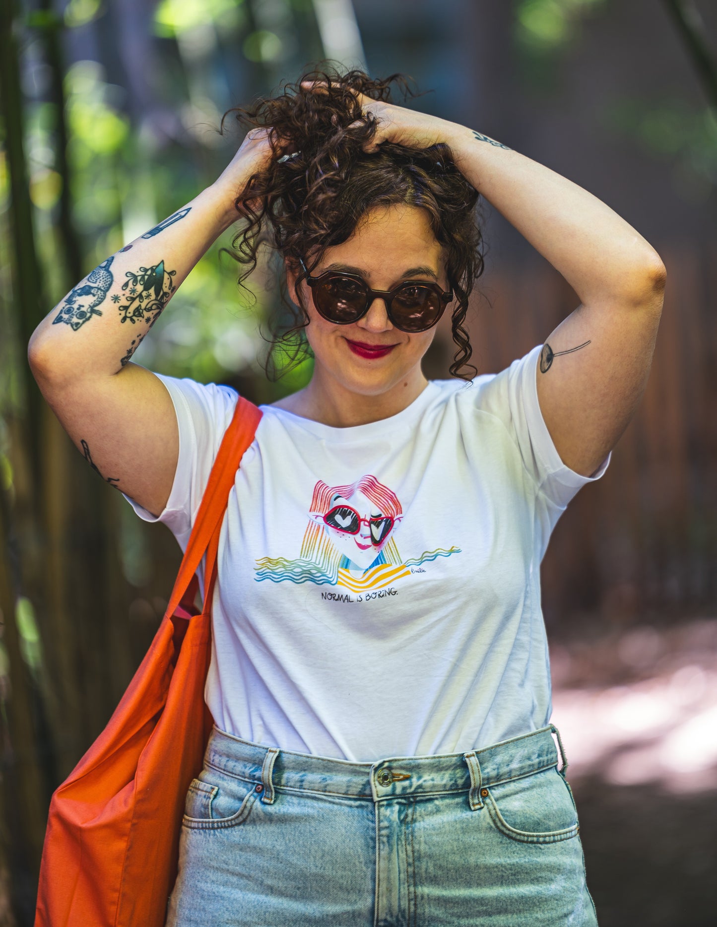 Tee-shirt NORMAL IS BORING - Collab' Emilie Theillard