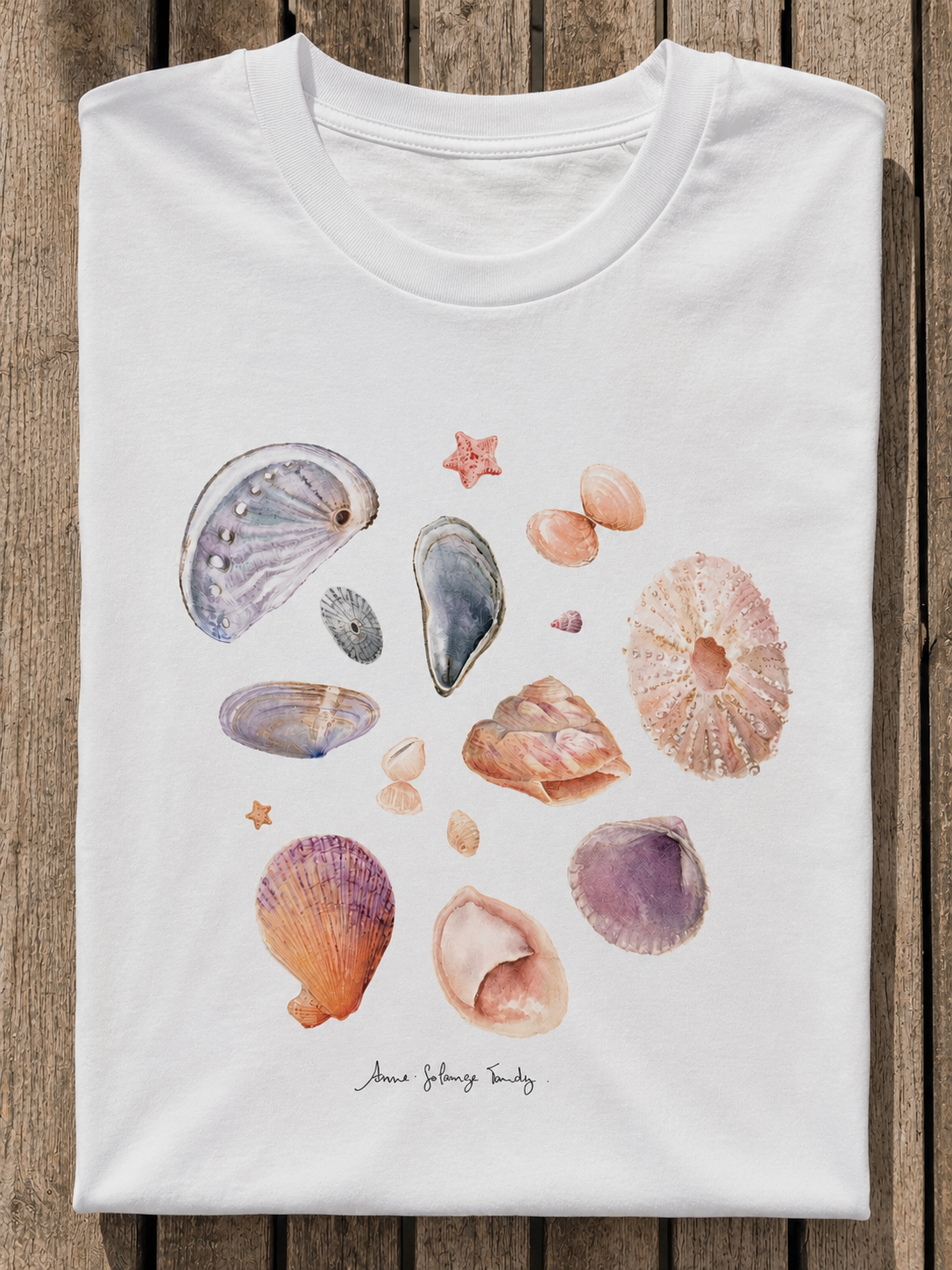 Tee-shirt MES COQUILLAGES - Collab' Anne-Solange Tardy