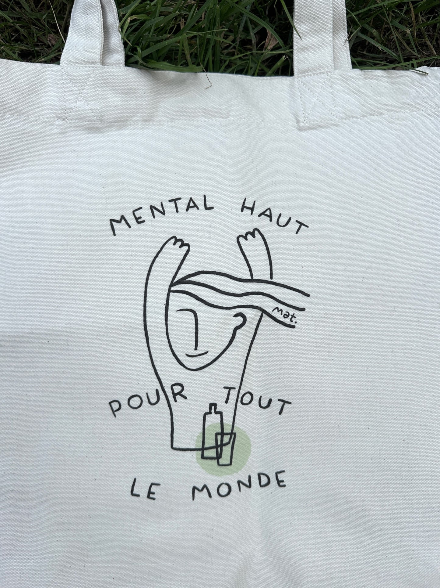 Tote Bag MENTAL HAUT - Collab' MAT